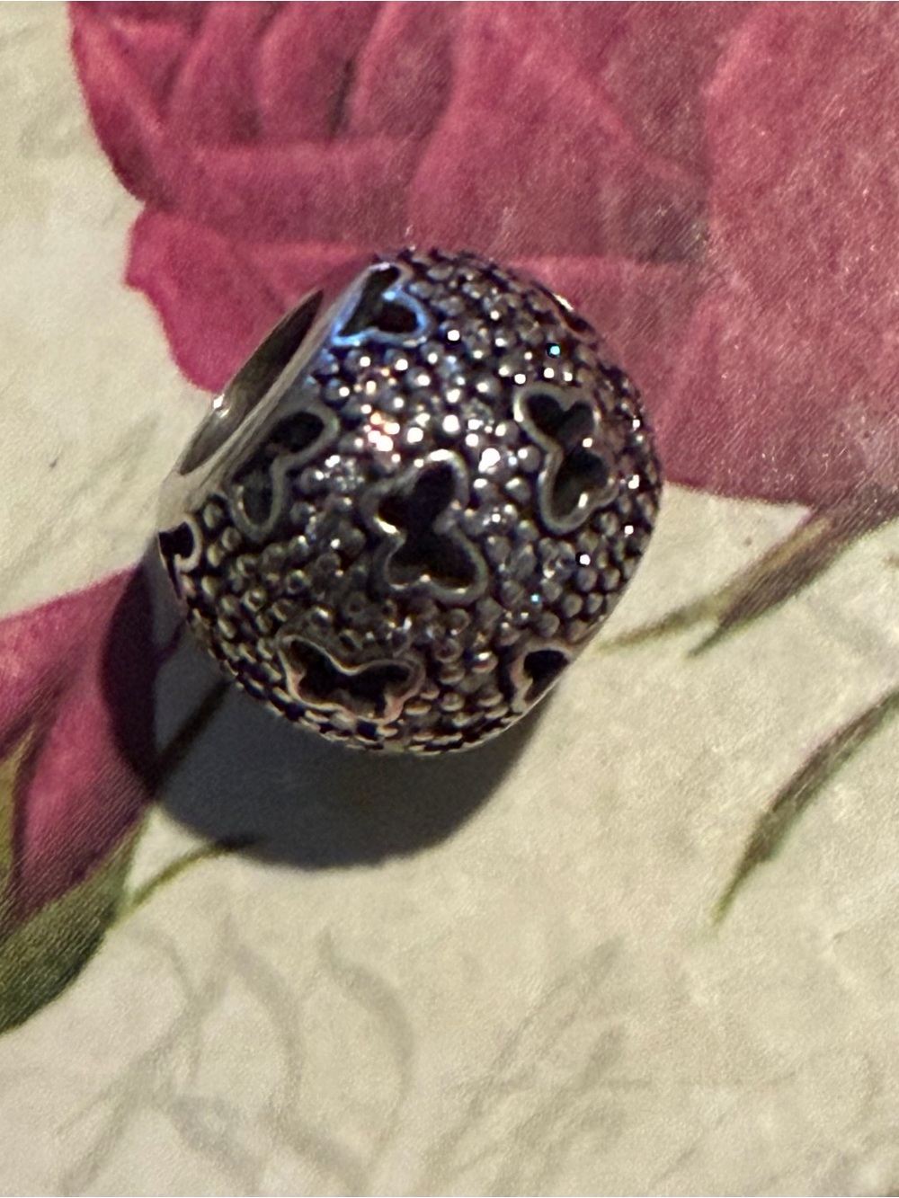 Authentic Pandora Fluttering Butterflies Charm #791482CZ